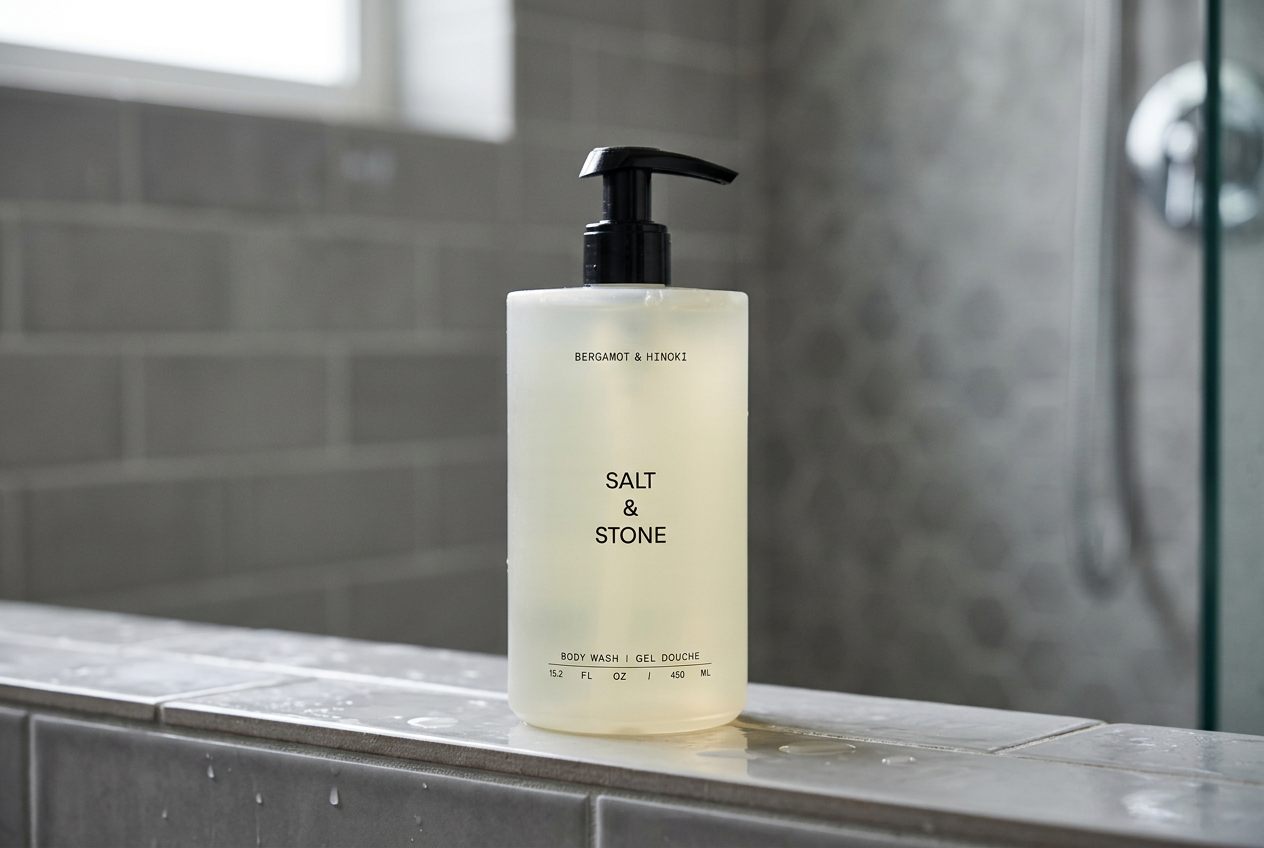 A Refreshing Deep Dive: Salt & Stone Bergamot & Hinoki Body Wash